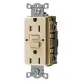 Hubbell Wiring Device-Kellems 15 AA Commercial Receptacle, Ivory; Tamper Resistant: No