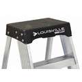 Louisville 2-Step, Aluminum Step Stand with 300 lb. Load Capacity, Black/Silver