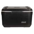 Coleman 70 qt. Chest Cooler with Ice Retention of Up to 5 days; Black Cooler with Black Lid, Holds 100 Cans