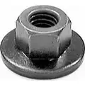M6-1.00 Hex Nut with Free Spinning Washer; 18 mm dia., 10 mm Hex Size