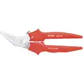 Knipex Industrial Shears, Industrial, Bent, Ambidextrous, Special Tool Steel, Rolled, Oil-Hardened, Polishe