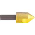 Countersink: 3/4 in Body Dia., 1/2 in Shank Dia., TiN Finish, 2 5/8 in Overall Lg