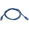 Voice and Data Patch Cord: 5e, RJ45, 3 ft Lg - Patch Cord, Blue