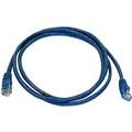 Voice and Data Patch Cord: 5e, RJ45, 5 ft Lg - Patch Cord, Blue