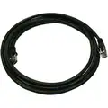 Voice and Data Patch Cord: 5e, RJ45, 7 ft Lg - Patch Cord, Black