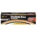 Duracell AA Battery: Premium, Alkaline, 1.5V DC, CopperTop, -4&deg;F to 130&deg;F, -4&deg;F Min. Op Temp, 36 PK