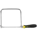 Coping Saw: 6 1/2 in Blade Lg, Steel, 13 1/4 in Overall Lg, 15, Rubber