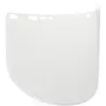 Jackson Safety Face Shield: Clear, Uncoated, Acetate, 9 in Visor H, 15 1/2 in Visor W, 29091