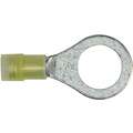 Imperial Nycrimp Ring Terminal, Yellow, 12-10 AWG, 7/16-1/2" Stud Size