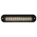 Ecco Warning Light: 5 1/2 in Lg - Vehicle Lighting, 2 in Wd - Vehicle Lighting, Amber/Clear, LED