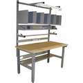 Pro-Line Packing Table, Particle Board Tabletop Material, Overall L x W x H 60" x 34" x 84"