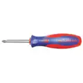 Multi-Bit Screwdriver, Phillips, Slotted, Ball Bearing, Alloy Steel, Number of Pieces 2