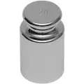 500g Calibration Weight, Cylinder Style, Class 6, Stainless Steel