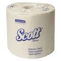 Toilet Paper Roll, Scott Essential, Standard Core, 2 Ply, 1 1/2" Core Dia., PK 80