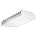 Hubbell Lighting LED Surface Mount Fixture, Lighting Technology LED, Nominal Length 24", Nominal Width 8-5/16"