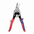 Irwin Aviation Snip: Left/Straight, 10 in Overall Lg, 1 1/4 in Cutting Lg, Steel, Multi-Component