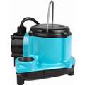 1/3 HP Submersible Sump Pump, Diaphragm Switch Type, Polypropylene Base Material