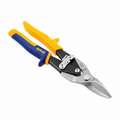 Irwin Aviation Snip: Straight, 10 in Overall Lg, 1 1/4 in Cutting Lg, Steel, Multi-Component, Steel