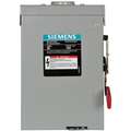 Siemens Safety Switch, 3R NEMA Enclosure Type, 30 Amps AC, 2 HP @ 120VAC HP