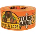 Gorilla Duct Tape: Gorilla, Heavy Duty, 2 7/8 in x 25 yd, Black, Continuous Roll, Pack Qty: 1