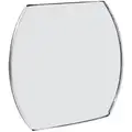 Velvac Stick-On Blind Spot Convex Mirror; 5-1/2" W x 4" H, Silver