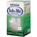 White Tub and Tile Refreshing Kit, Gloss Finish, 70 to 110 sq. ft/gal. Coverage, Size: 1 qt.
