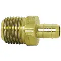 Mini Barbed Male Connector Fitting, Brass, 1/4" x 1/8"