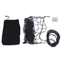 Black Nylon Cargo Net with Snap Hooks, 6 ftL x 5 ftW, Rectangle