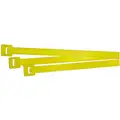 Standard Nylon Cable Tie, Yellow, 7.5" L, 50 lb.