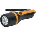 General Purpose LED Handheld Flashlight, Plastic, Maximum Lumens Output: 30, Black