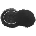 3M Buffing Pad: 3 in Dia, 13/16 in Thick, Lamb's Wool Hide, Black
