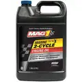 Conventional 2-Cycle Engine Oil, 1 gal. Bottle, SAE Grade: Not Specified, Blue