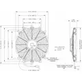Maradyne 12-1/2" x 13-1/4" 12VDCV High Performance Exhaust Fan