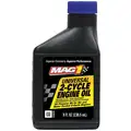 Conventional 2-Cycle Engine Oil, 8 oz. Bottle, SAE Grade: Not Specified, Blue