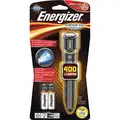 Energizer Tactical LED Handheld Flashlight, Stainless Steel, Maximum Lumens Output: 400, Black