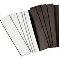 Magnetic Strip, Indoor Adhesive, 4" Length, 1" Width, 1/16" Thickness, PK 10