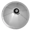 8.5" Round Convex Offset-5/16" Plastic Ball Stud-S/S Back