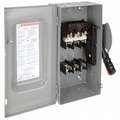 Square D Safety Switch, Fusible, Heavy, 600V AC Voltage, Three Phase, 30 hp @ 600V AC HP