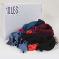 Tough Guy Cloth Rag: Gen Purpose Cleaning, Sweatshirt, Reclaimed, Assorted, Varies, 10 lb Wt