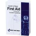 First Aid Only First Aid Guide, English, Number of Pages 14, Z-Fold Brochure, Provides First Aid /Accident Form