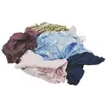 Buffalo Cloth Rag: Gen Purpose Cleaning, T-Shirt, Reclaimed, Assorted, Varies, 25 lb Wt