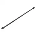 Impact Socket Extension, Alloy Steel, Black Oxide, Overall Length 24", Input Drive Size 1/2"