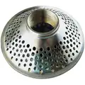 Top Round Perforations Suction Strainer, Steel, 9-1/2" Diameter