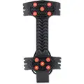 Trex By Ergodyne Traction Device: Ball/Heel Footwear Coverage, Rubber, Stud, Pull-On Traction Attachment, Black, 1 PR