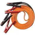 Westward Standard Duty 12 ft. Standard Jaw Booster Cable, Orange/Black