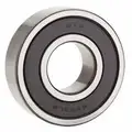 Radial Ball Bearing: 35 mm Bore Dia., 72 mm Outside Dia., 17 mm Width, Double Contact Sealed