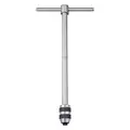 Tap Wrench: T, Sliding, 1/2 in Min. Tap Size, 1/4 in Max. Tap Size, 13 in Overall Lg
