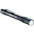 LED Penlight, Aluminum, Maximum Lumens Output: 120, Black, 5.37"