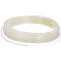 Grommet Edging: Slotted Grommet, Adhesive Lined, Polyethylene, Natural, 0.13 in Wd, 0.16 in Dp
