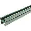 Slotted Back to Back 1-5/8" x 1-5/8" Strut Channel, Green Painted Steel, 14 ga., 5 ft